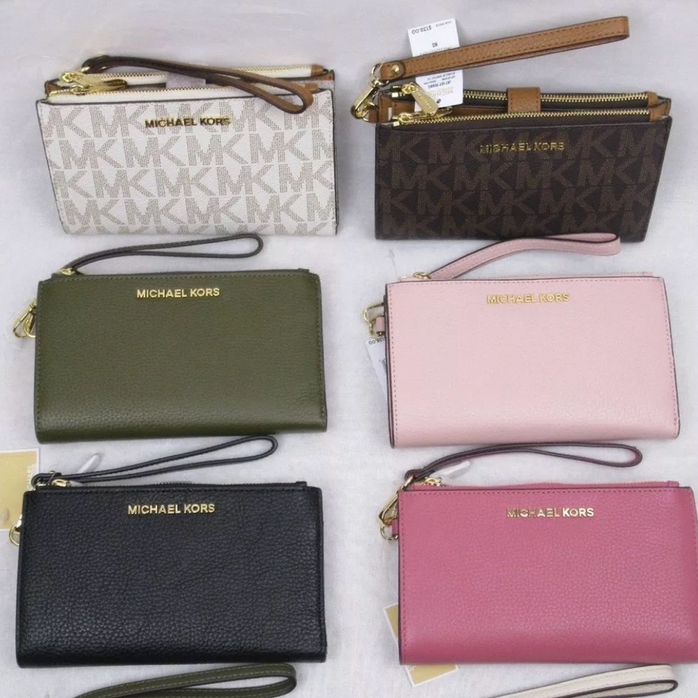 Michael Kors 2zip wristlets Brand new